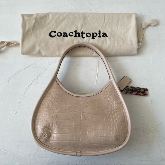 Coach Ergo Bag In Croc Embossed Coachtopia Leather - Picture 5 of 13